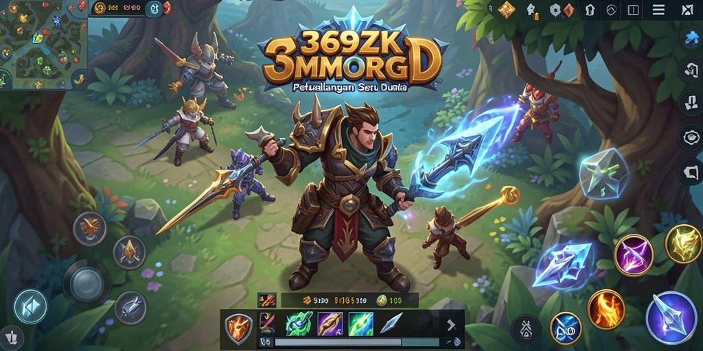 Tampilan gameplay menakjubkan dalam MMORPG 369ZK.