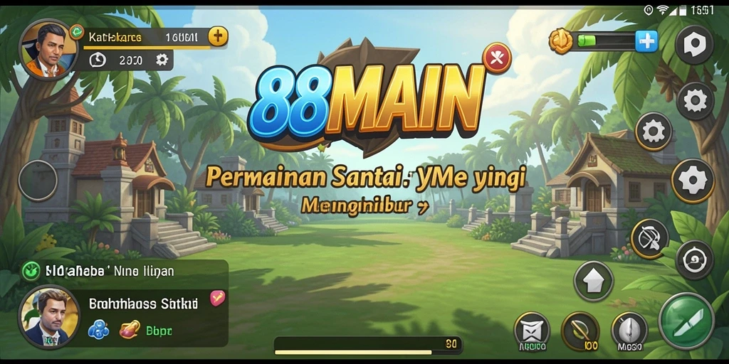 Tampilan gameplay 88MAIN yang seru dan interaktif.
