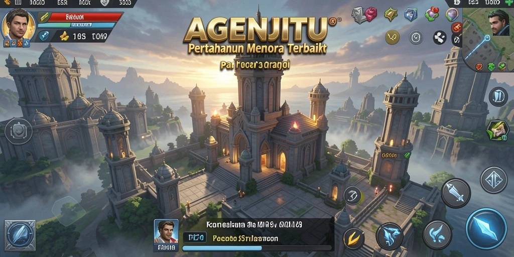 Tampilan gameplay AGENJITU yang menarik dan penuh strategi.