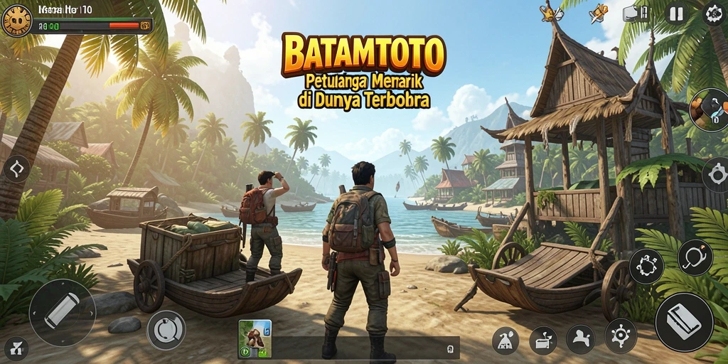 Gameplay seru BATAMTOTO di dunia Open World yang luas.