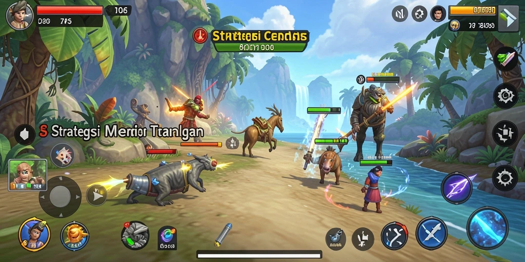 Gameplay D06 yang seru dan menantang dalam strategi.