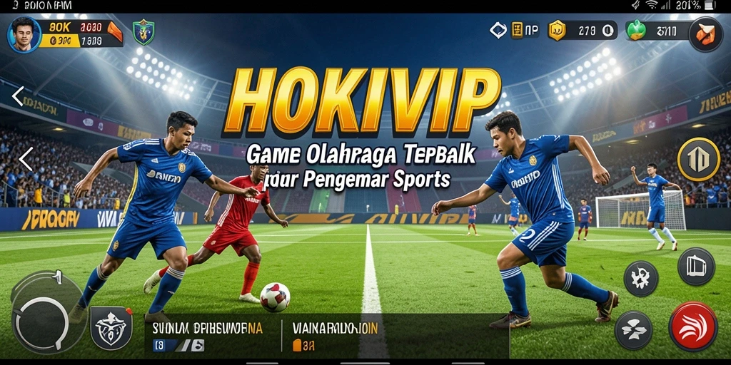Tampilan gameplay HOKIVIP dengan aksi olahraga yang seru.