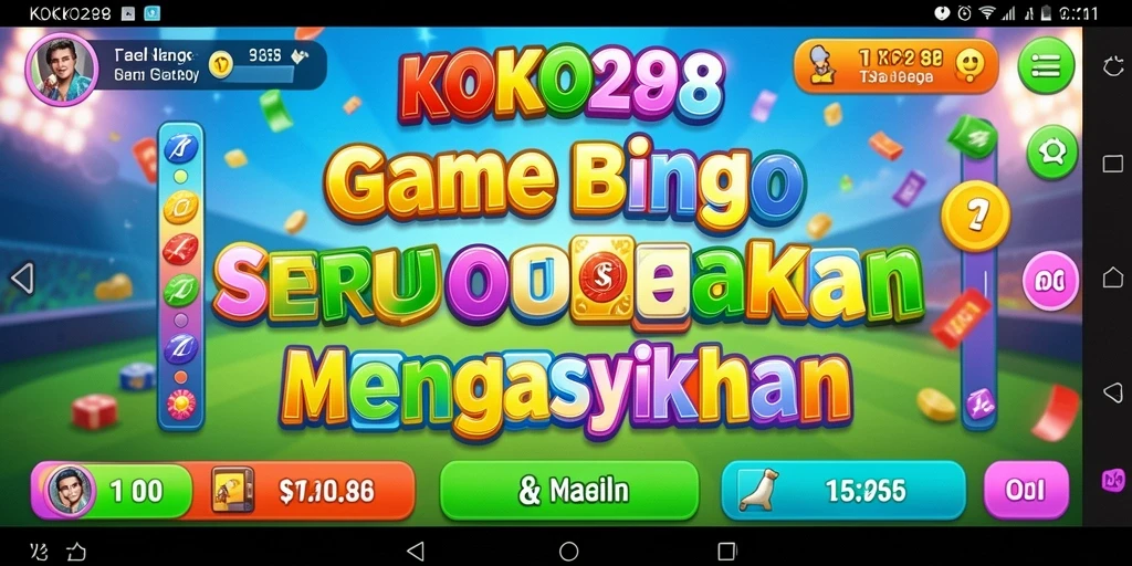 Screenshot gameplay KOKO288 yang menampilkan keseruan permainan Bingo.