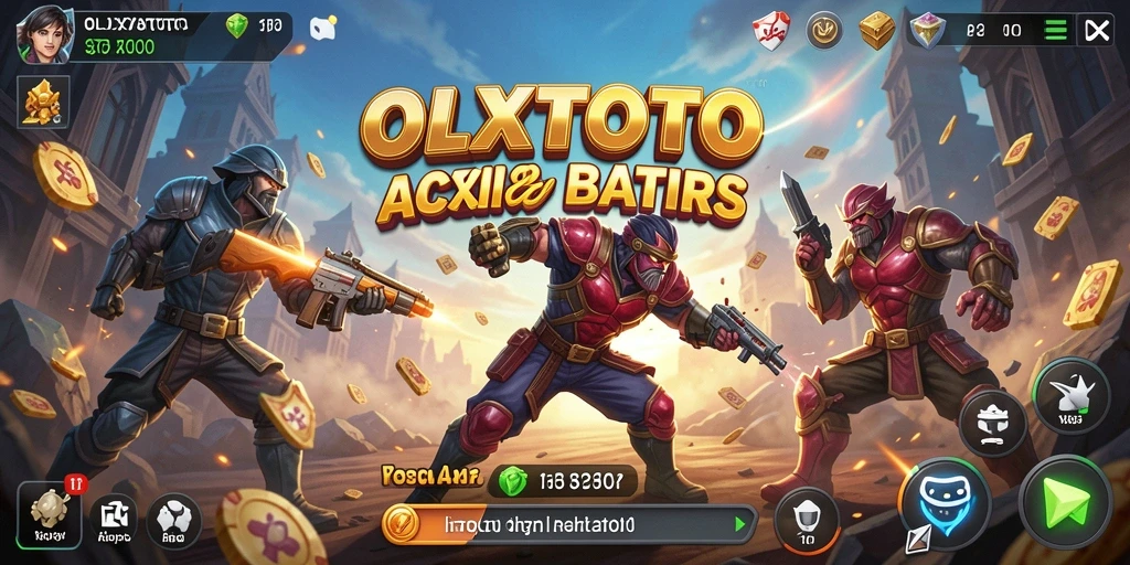 Tangkapan layar OLXTOTO menunjukkan aksi seru dalam pertarungan ARPG.