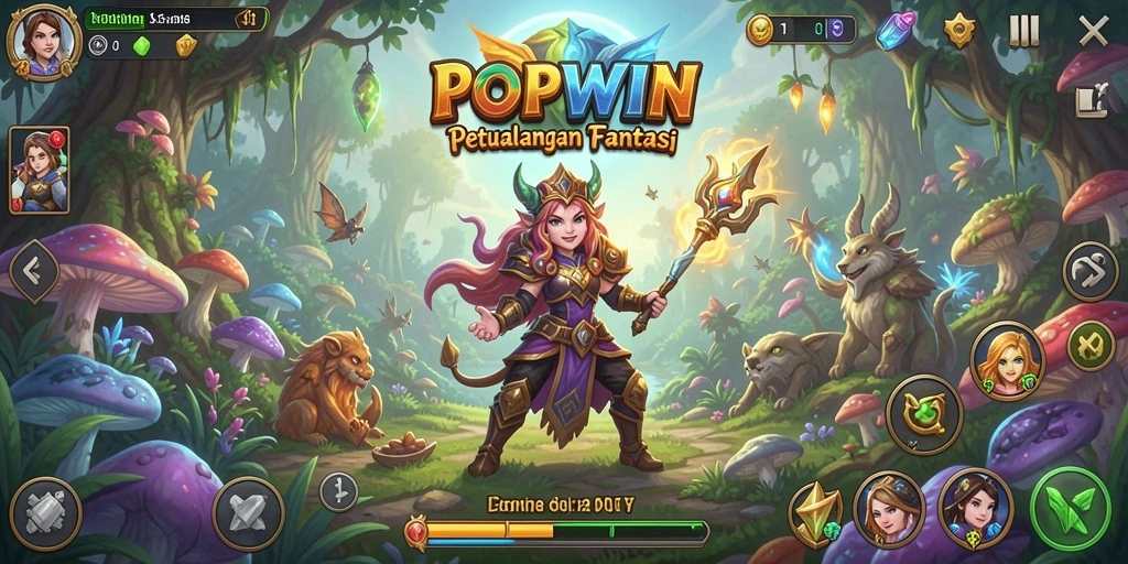 Gameplay seru dan menantang di dunia fantasi POPWIN.