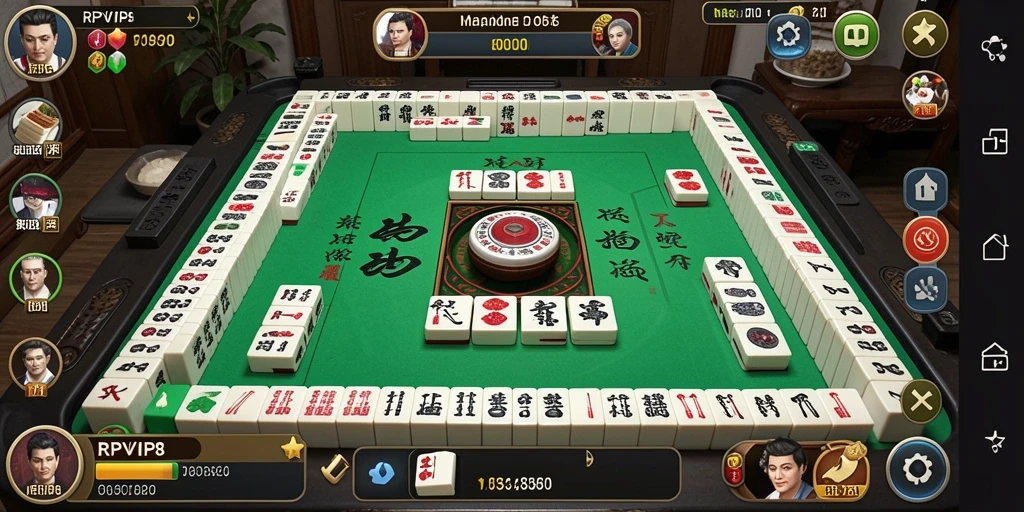Tampilan gameplay seru Mahjong di RPVIP8.
