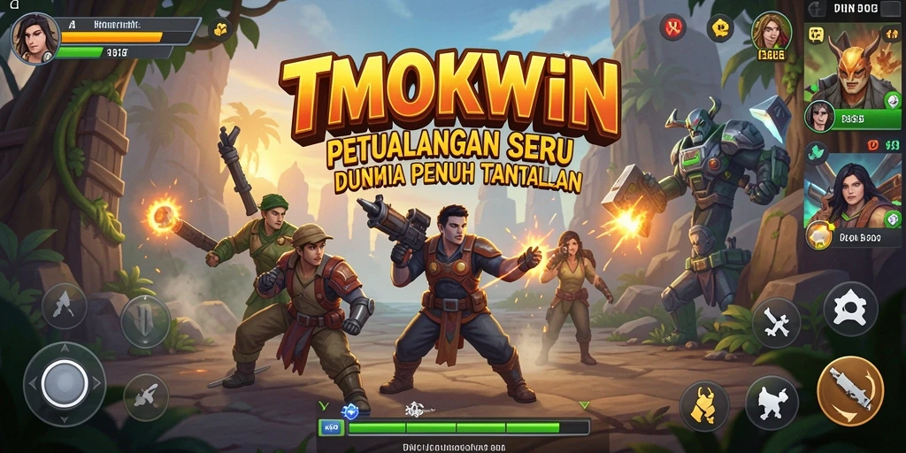 Screenshot gameplay TMOKWIN yang menampilkan aksi petualangan yang mendebarkan.
